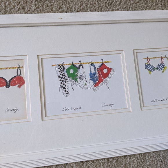 Framed set Anne Ormsby water color artwork - Picture 5 of 6